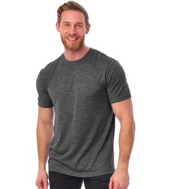Merino Wool T Shirt Men 100% anti-odor