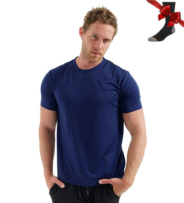 100% Merino Wool T Shirt Men Base Layer